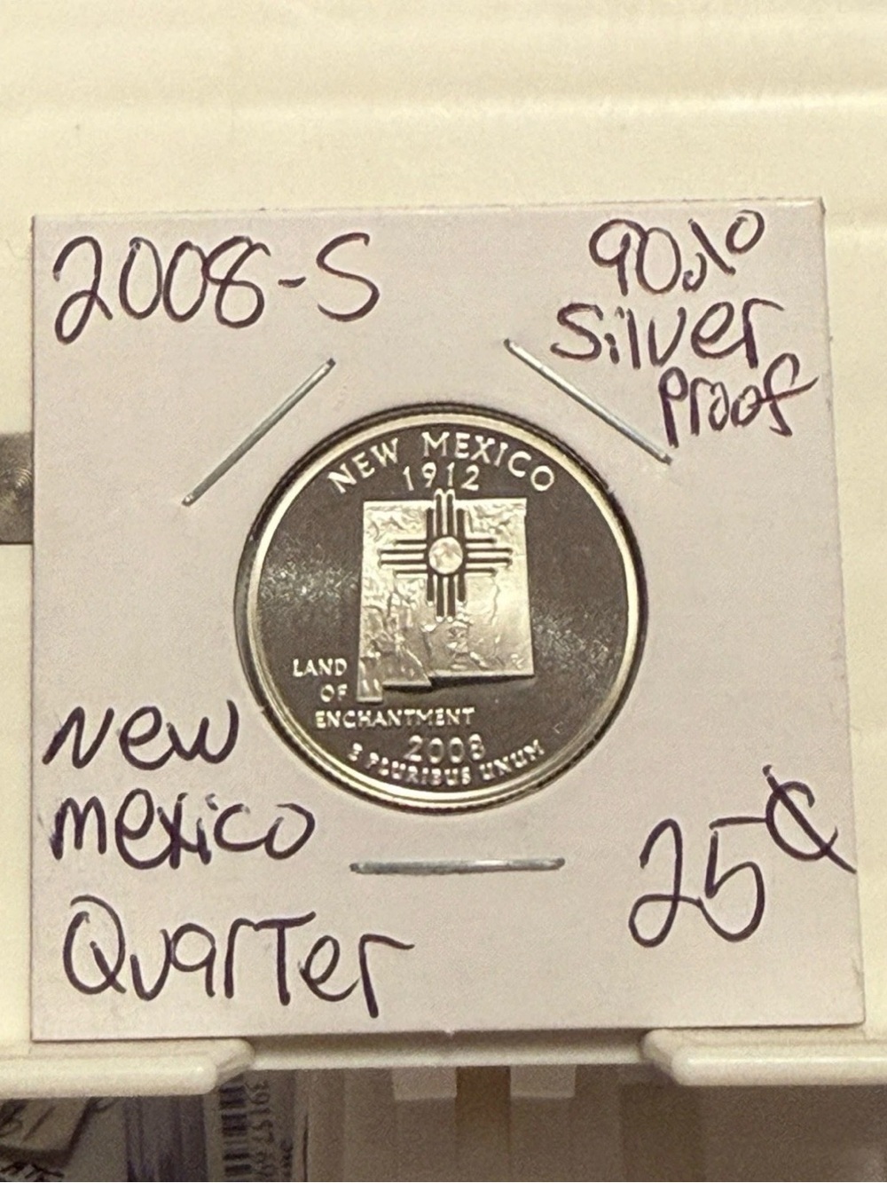 WN18 - 2008-S New Mexico Quarter Proof (90% Silver)